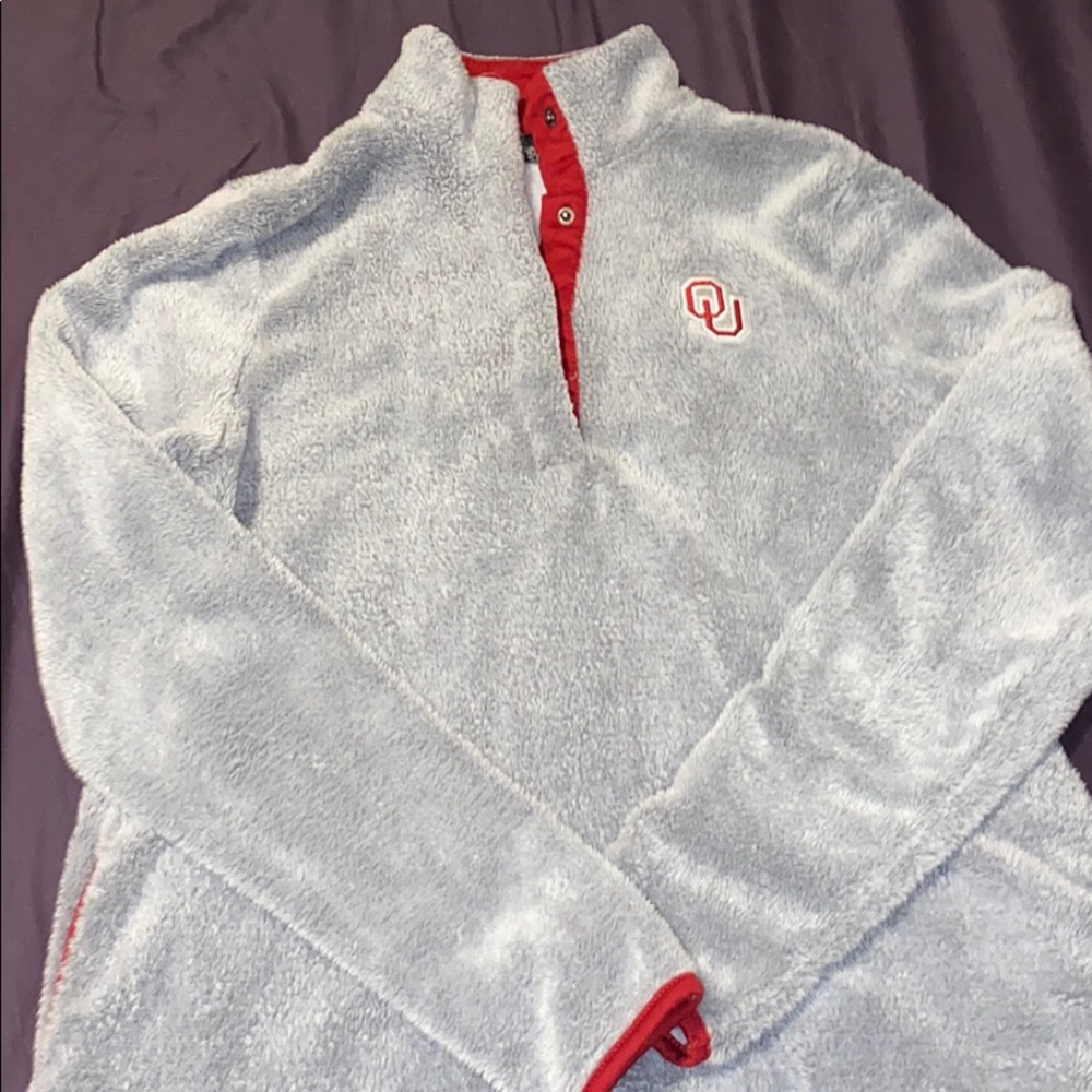 OU Fleece quarter zip
